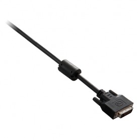 V7 Cavo video nero da DVI-D maschio a DVI-D maschio 2m 6.6ft (V7E2DVI-02M-BLK)
