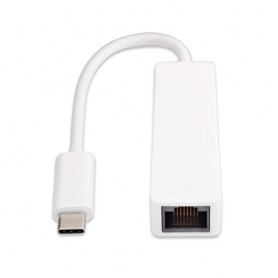 V7 Adattatore USB-C (m) a Ethernet (f) bianco (V7UCRJ45-WHT-1E)