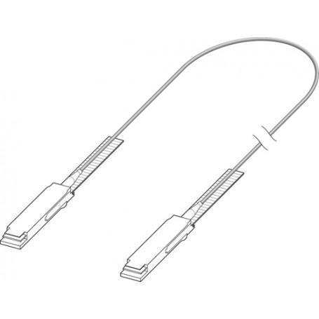 Extreme networks 100 Gb, QSFP28-QSFP28 10m cavo InfiniBand Nero (10436)