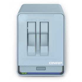 QNAP QMiroPlus-201W NAS Desktop Collegamento ethernet LAN Blu J4125 (QMIROPLUS-201W)