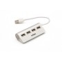 Nilox Hub 4 porte USB 2.0 (NXHUB04ALU2)