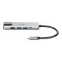 D-Link DUB-M520 replicatore di porte e docking station per notebook Cablato Thunderbolt 3 Alluminio, Nero (DUB-M520)