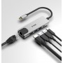 D-Link DUB-M520 replicatore di porte e docking station per notebook Cablato Thunderbolt 3 Alluminio, Nero (DUB-M520)