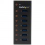 StarTech.com HUB USB 3.0 a 7 porte con case metallico - Perno e concentratore USB 3.0 desktop/montabile a parete (ST7300U3M)