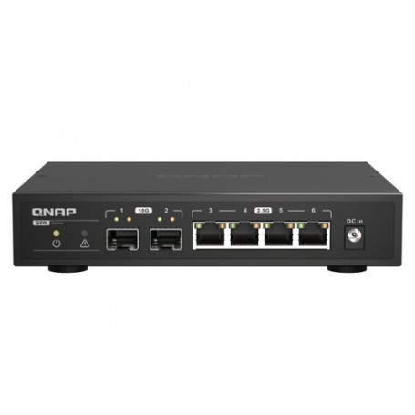 QNAP QSW-2104-2S switch di rete Non gestito 2.5G Ethernet (QSW-2104-2S)