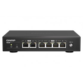 QNAP QSW-2104-2T switch di rete Non gestito 2.5G Ethernet (100/1000/2500) Nero (QSW-2104-2T)