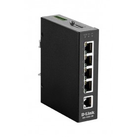 D-Link DIS‑100G‑5W Non gestito L2 Gigabit Ethernet (10/100/1000) Nero (DIS-100G-5W)
