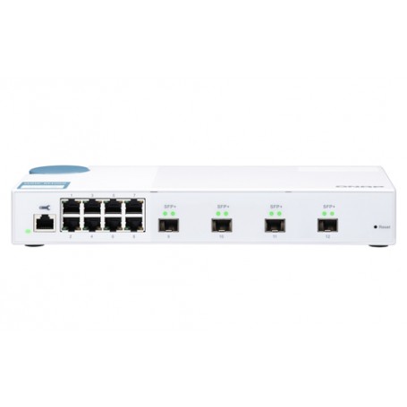 QNAP QSW-M408S switch di rete Gestito L2 Gigabit Ethernet (10/100/1000) Bianco (QSW-M408S)