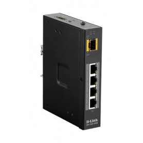 D-Link DIS‑100G‑5PSW Non gestito L2 Gigabit Ethernet (10/100/1000) Supporto Power over Ethernet (PoE) Nero (DIS-100G-5PSW)