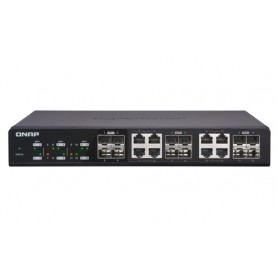 QNAP QSW-1208-8C switch di rete Non gestito Nessuno Nero (QSW-1208-8C)