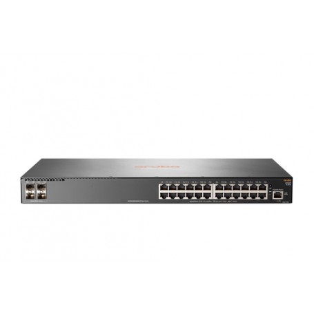 Hewlett Packard Enterprise Aruba 2930F 24G 4SFP+ Gestito L3 Gigabit Ethernet (10/100/1000) 1U Grigio (JL253A)
