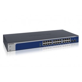 Netgear XS724EM Gestito L2 10G Ethernet (100/1000/10000) 1U Blu, Grigio (XS724EM-100EUS)
