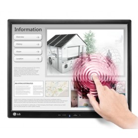 LG 17MB15T-B monitor touch screen 43,2 cm (17") 1280 x 1024 Pixel Single-touch Multi utente Nero (17MB15T-B.AEU)
