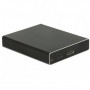 DeLOCK 42588 contenitore di unità di archiviazione Box esterno SSD Nero (42588)