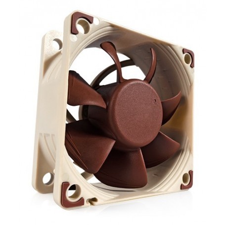 Noctua NF-A6x25 PWM Case per computer Ventilatore 6 cm Beige, Marrone (NF-A6X25-PWM)