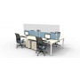 ITB PANP5014 pannello per la privacy da scrivania Trasparente (PANP5014)