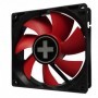 Xilence XPF120.R.PWM Case per computer Ventilatore 12 cm Nero, Rosso (XF042)