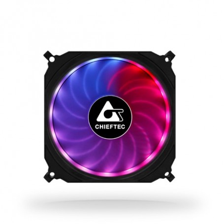 Chieftec CF-1225RGB ventola per PC Case per computer Ventilatore 12 cm Nero (CF-1225RGB)