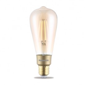 Marmitek Glow XLI Lampadina intelligente 6 W Trasparente, Giallo Wi-Fi (08512)