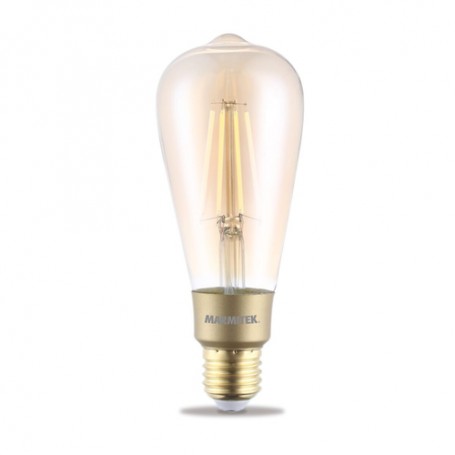 Marmitek Glow XLI Lampadina intelligente 6 W Trasparente, Giallo Wi-Fi (08512)