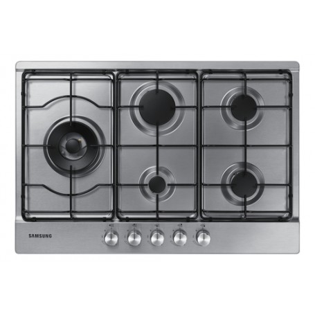 Samsung NA75M3130AS Nero, Acciaio inossidabile Da incasso Gas 5 Fornello(i) (NA75M3130AS/ET)