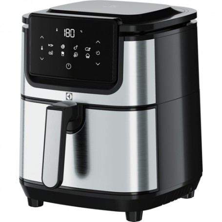 Electrolux E6AF1-4ST Singolo Indipendente 1500 W Friggitrice ad aria calda Nero, Acciaio inossidabile (910003636)