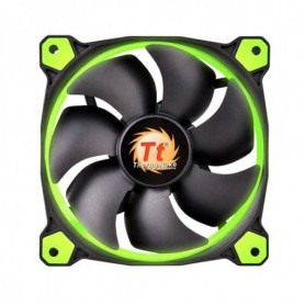 Thermaltake Riing 12 Case per computer Ventilatore 12 cm Nero, Verde (CL-F055-PL12GR-A)