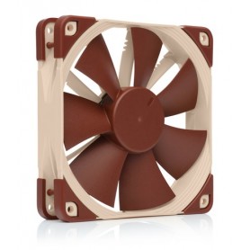Noctua NF-F12 Case per computer Ventilatore 12 cm Beige, Marrone (NF-F12 5V)