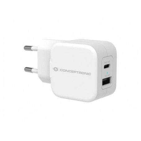 Conceptronic ALTHEA09W Caricabatterie per dispositivi mobili Bianco Interno (ALTHEA09W)