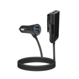 Celly CC4USBEXTBK Caricabatterie per dispositivi mobili Nero Auto (CC4USBEXTBK)