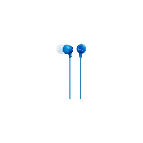 Sony MDR-EX15AP Cuffia Auricolare Connettore 3.5 mm Blu (MDREX15APLI.CE7)
