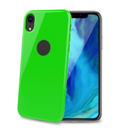 Celly Gelskin custodia per cellulare 15,5 cm (6.1") Cover Lime (GELSKIN998LG)
