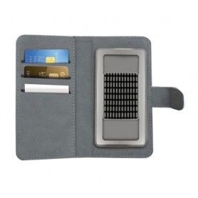 Celly WALLY UNICA custodia per cellulare 10,2 cm (4") Custodia a borsellino Bianco (WALLYUNIMWH)