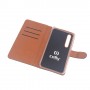Celly WALLY848 custodia per cellulare 15,5 cm (6.1") Custodia a borsellino Nero, Marrone (WALLY848)