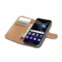 Celly Wally custodia per cellulare 14 cm (5.5") Custodia a libro Nero (WALLY646)