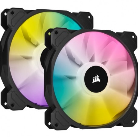Corsair SP140 RGB ELITE Case per computer Ventilatore 14 cm Nero 2 pz (CO-9050111-WW)