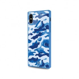 Celly Diamond Square custodia per cellulare 14,7 cm (5.8") Cover Blu (DIAMONDSQ900BL)
