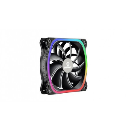 Enermax SquA RGB Case per computer Ventilatore 12 cm Nero (UCSQARGB12P-SG)