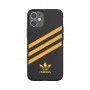 Adidas 3-Stripes custodia per cellulare 13,7 cm (5.4") Cover Nero, Oro (42479)
