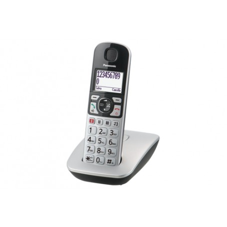 Panasonic KX-TGE510JTS telefono Telefono DECT Identificatore di chiamata Argento (KX-TGE510JTS)