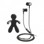 Celly Cesare & Augusto Cablato Cuffie In-ear MUSICA Nero (CESAREAUGUSTOBK)