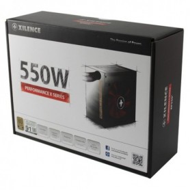 Xilence XP550R9 alimentatore per computer 550 W 20+4 pin ATX ATX Nero, Rosso (XN071)