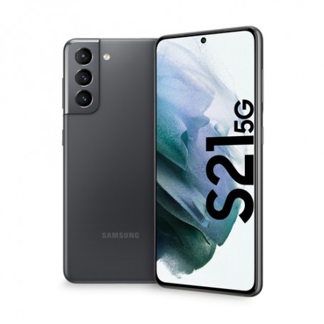 Samsung Galaxy S21 5G SM-G991B 15,8 cm (6.2") Doppia SIM Android 11 USB tipo-C 8 GB 128 GB 4000 mAh Grigio (SM-G991BZADEEE)