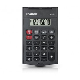 Canon AS-8 calcolatrice Tasca Calcolatrice con display Grigio (4598B001)