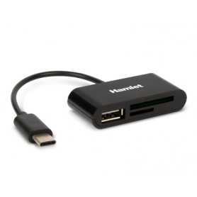 Hamlet XZR100UC lettore di schede USB 2.0 Type-C Nero (XZR100UC)