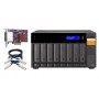 QNAP TL-D800S contenitore di unità di archiviazione Box esterno HDD/SSD Nero, Grigio 2.5/3.5" (TL-D800S)
