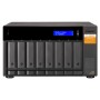 QNAP TL-D800S contenitore di unità di archiviazione Box esterno HDD/SSD Nero, Grigio 2.5/3.5" (TL-D800S)