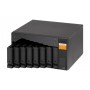 QNAP TL-D800S contenitore di unità di archiviazione Box esterno HDD/SSD Nero, Grigio 2.5/3.5" (TL-D800S)
