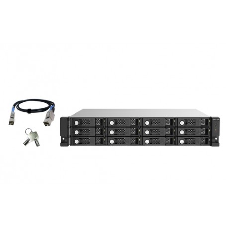 QNAP TL-R1220Sep-RP Box esterno HDD/SSD Nero, Grigio 2.5/3.5" (TL-R1220SEP-RP)