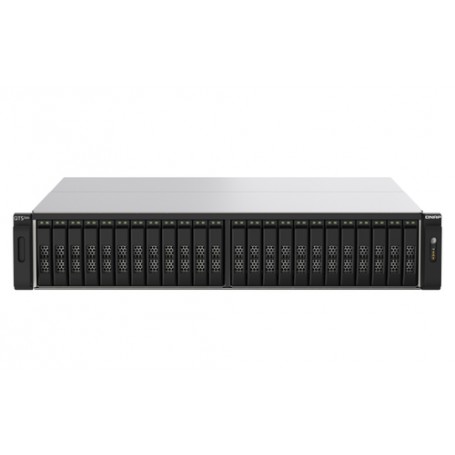 QNAP TS-h2490FU NAS Armadio (2U) Collegamento ethernet LAN Nero, Grigio 7232P (TS-H2490FU-7232P-64G)